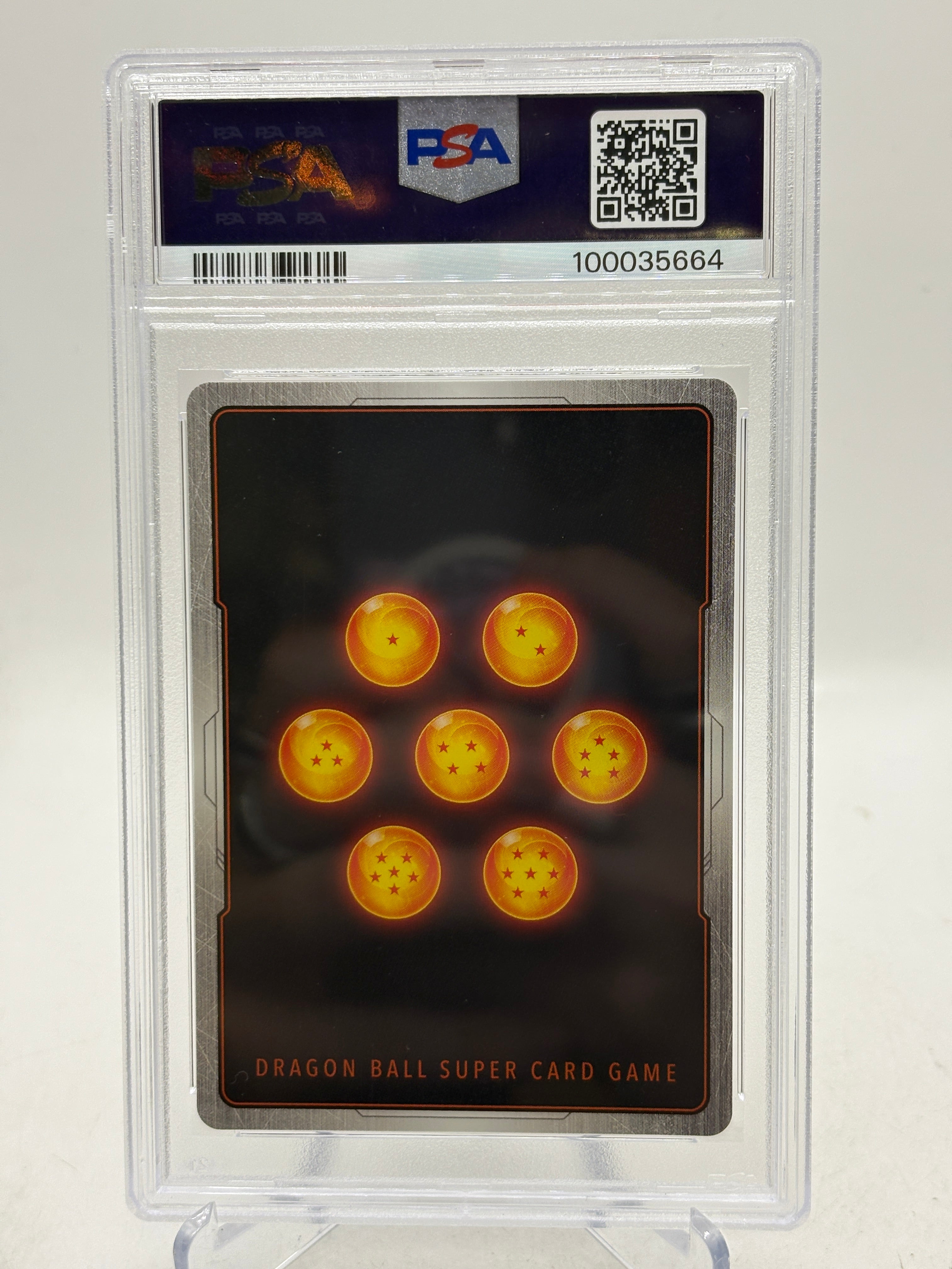 Dragon Ball Super Masters - SS4 Vegeta, Peak of Primitive Power BT8-136 SCR PSA 10
